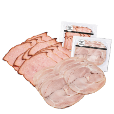 Ovengebakken gehakt of gebraden varkensrollade